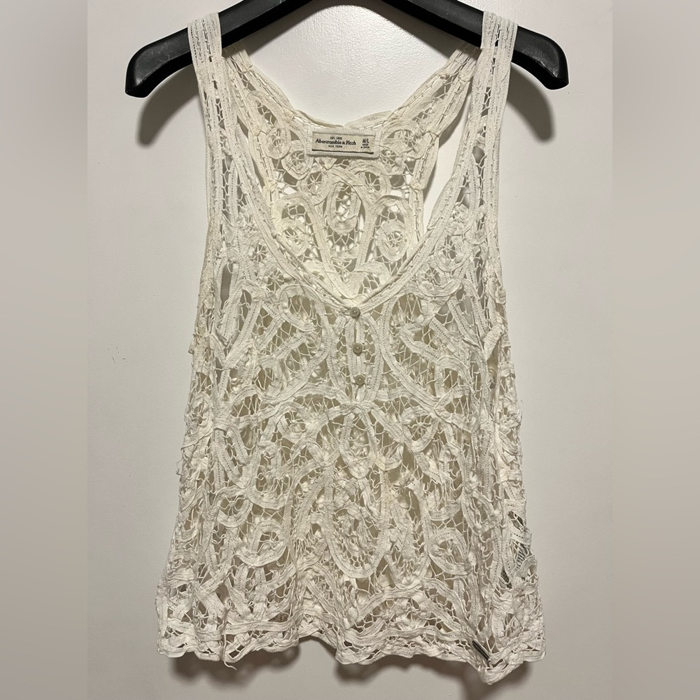 Abercrombie & Fitch Crochet Lace Top
